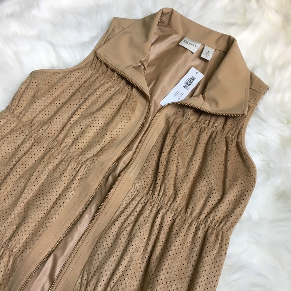Zenergy by Chico’s Sage Perforated Vest